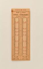 Règle à calcul astrologique