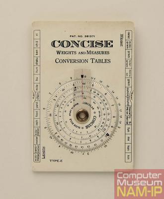 Table de conversion