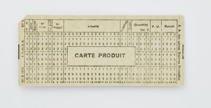 Carte perforée à 40 colonnes