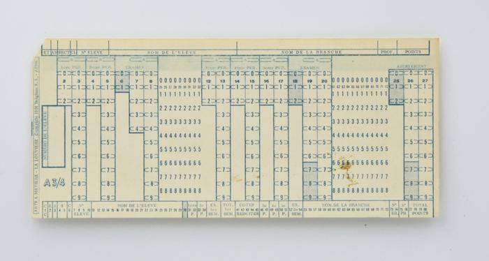 Carte perforée