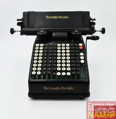 Machine à calculer portable mécanique Burroughs classe 9